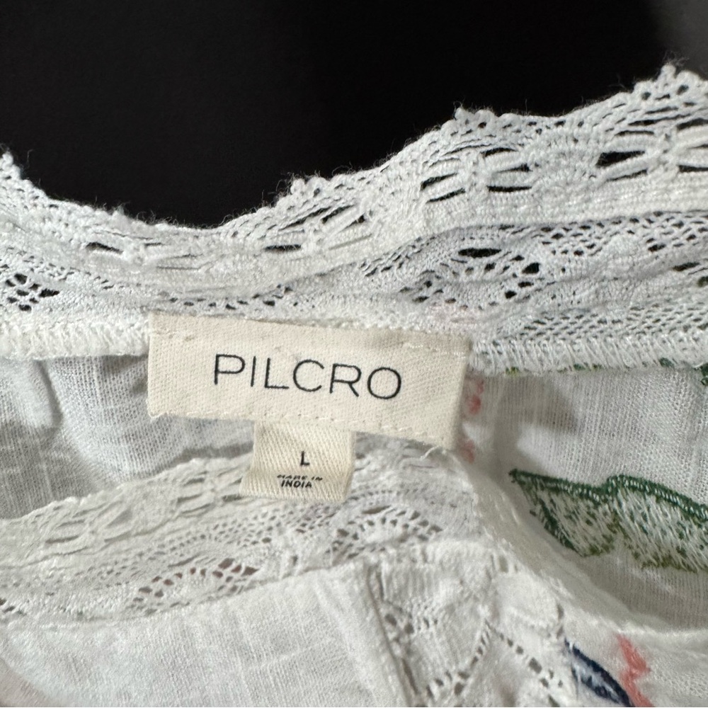 Pilcro Embroidered patchwork Crop Top - image 11